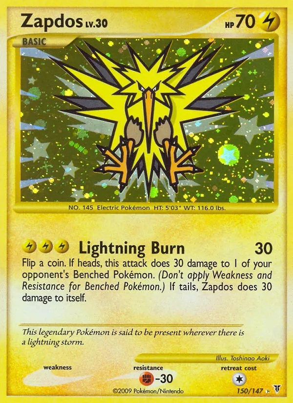 Zapdos — Supreme Victors #150 (Pokémon TCG card)