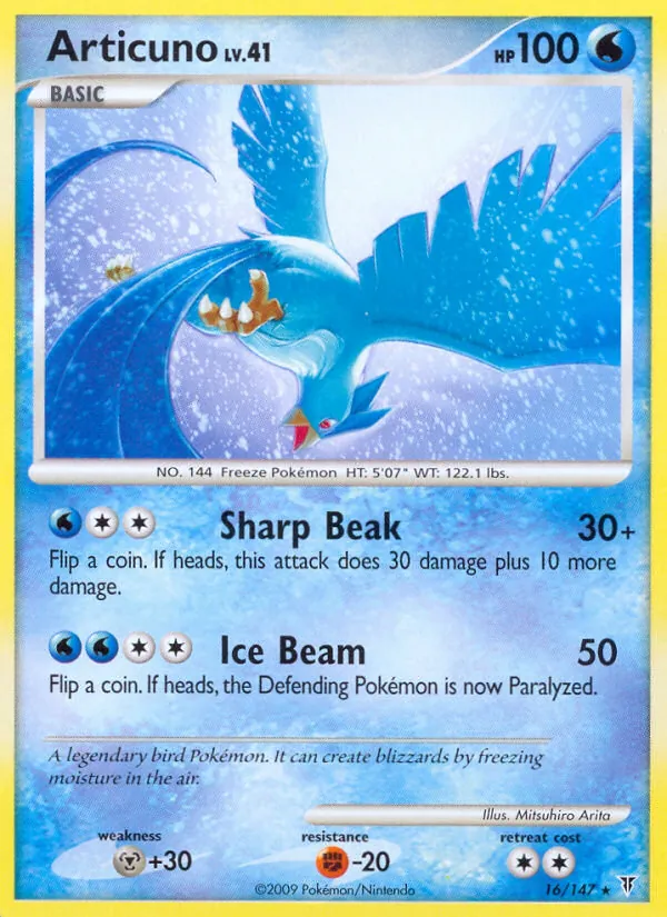 Articuno — Supreme Victors #16 (Pokémon TCG card)