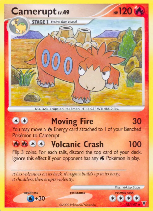 Camerupt — Supreme Victors #18 (Pokémon TCG card)