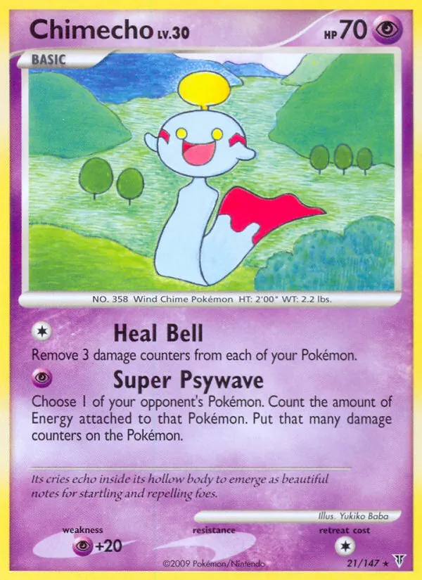 Chimecho — Supreme Victors #21 (Pokémon TCG card)