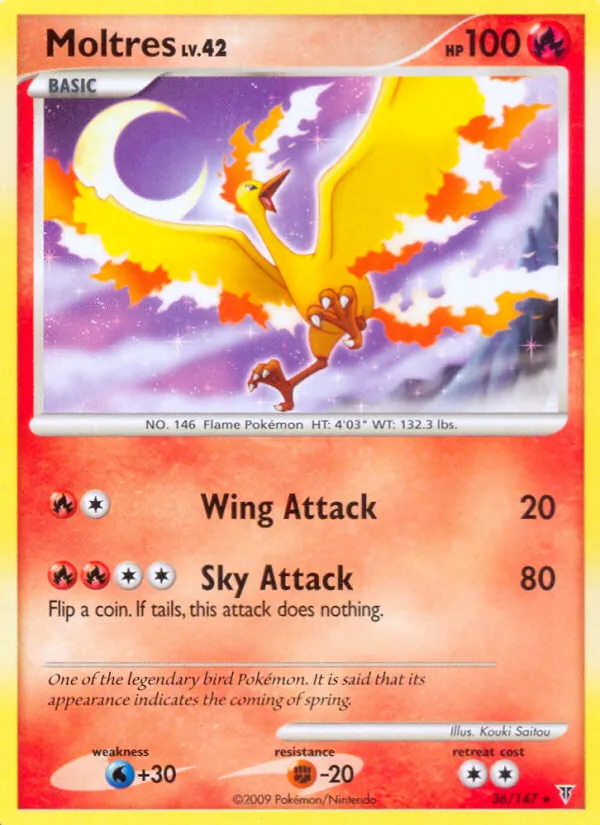 Moltres — Supreme Victors #36 (Pokémon TCG card)