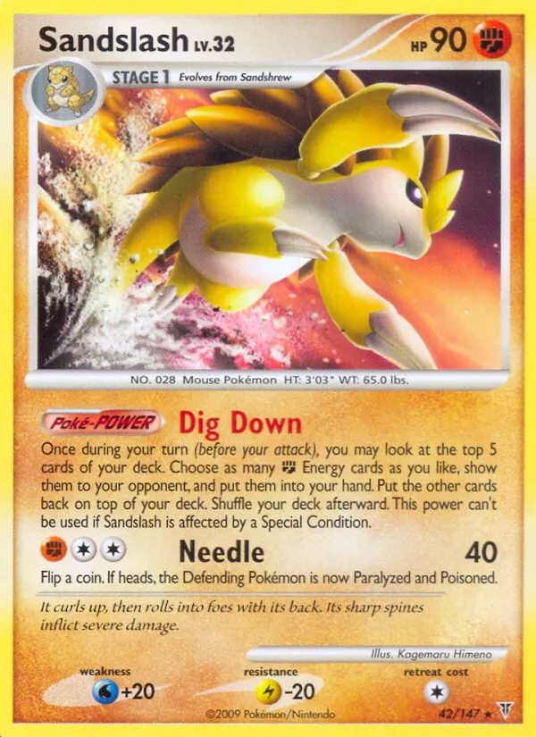 Sandslash — Supreme Victors #42 (Pokémon TCG card)