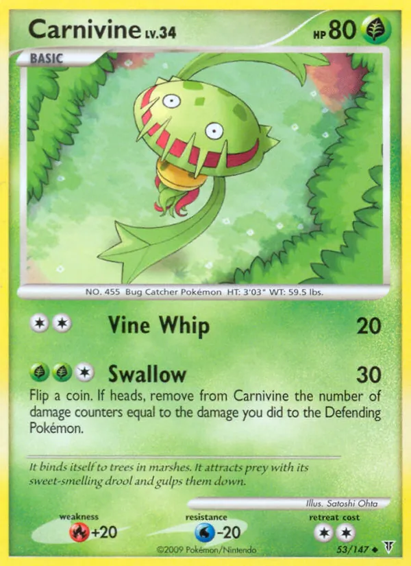 Carnivine — Supreme Victors #53 (Pokémon TCG card)
