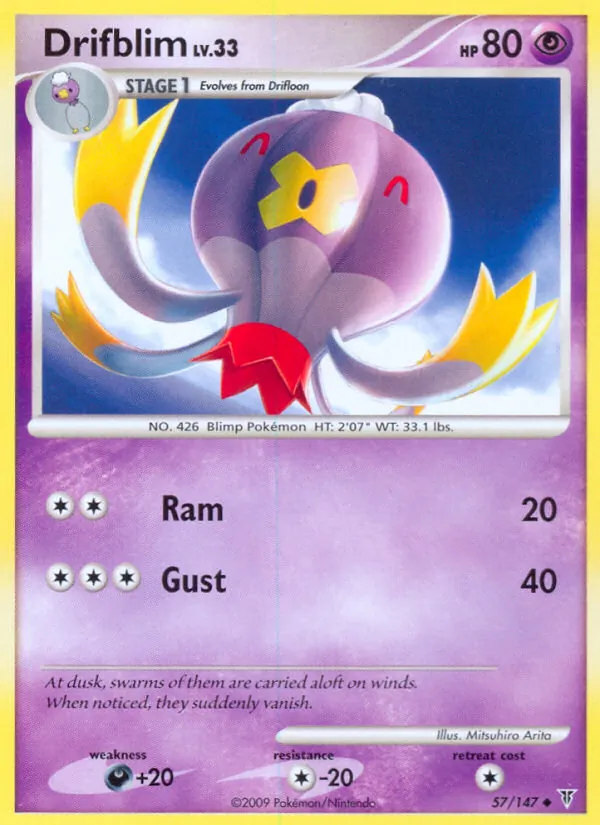Drifblim — Supreme Victors #57 (Pokémon TCG card)