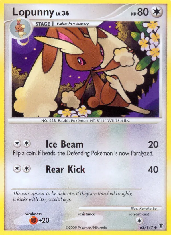 Lopunny — Supreme Victors #63 (Pokémon TCG card)