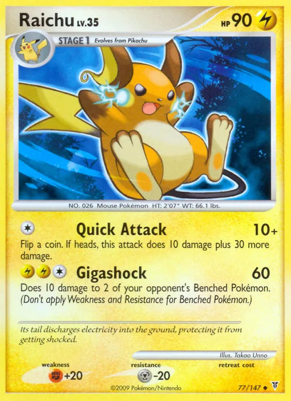 Raichu — Supreme Victors #77 (Pokémon TCG card)
