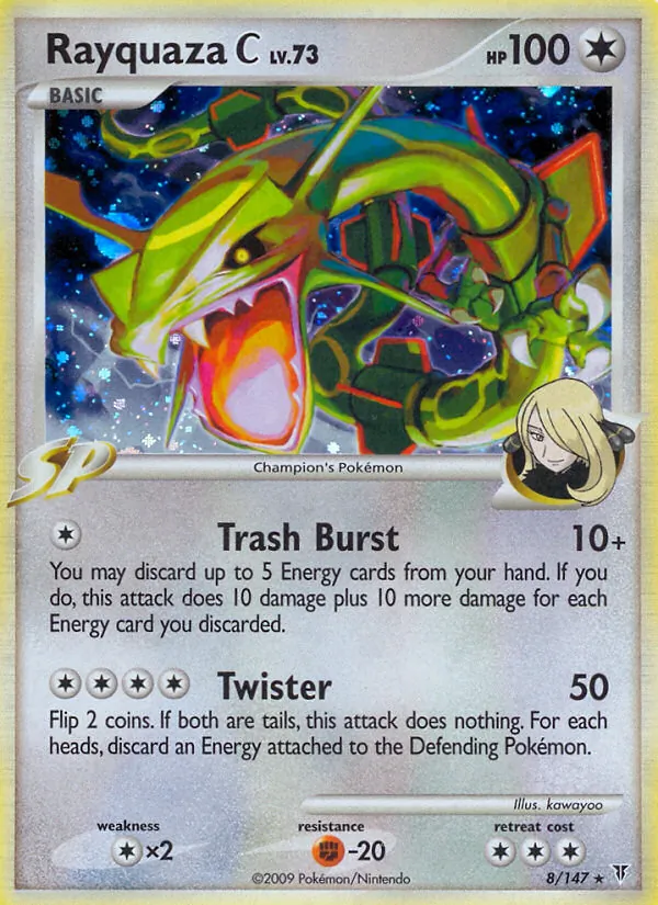 Rayquaza C — Supreme Victors #8 (Pokémon TCG card)