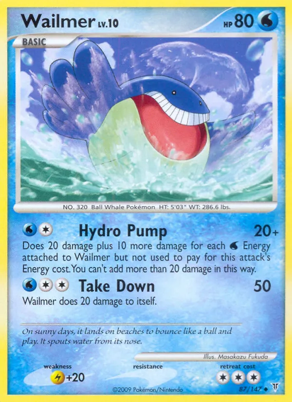 Wailmer — Supreme Victors #87 (Pokémon TCG card)