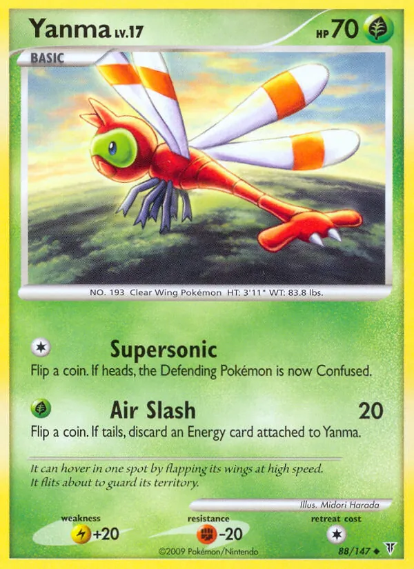 Yanma — Supreme Victors #88 (Pokémon TCG card)