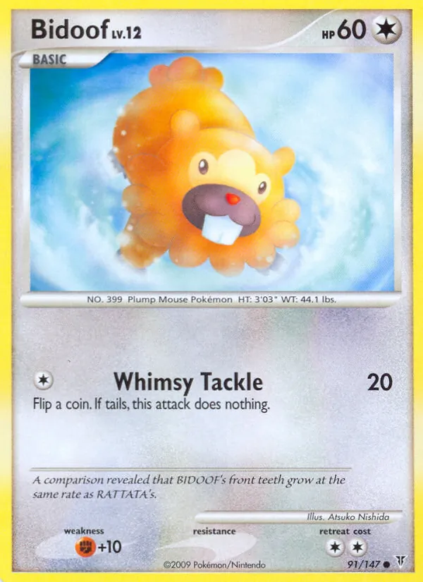 Bidoof — Supreme Victors #91 (Pokémon TCG card)