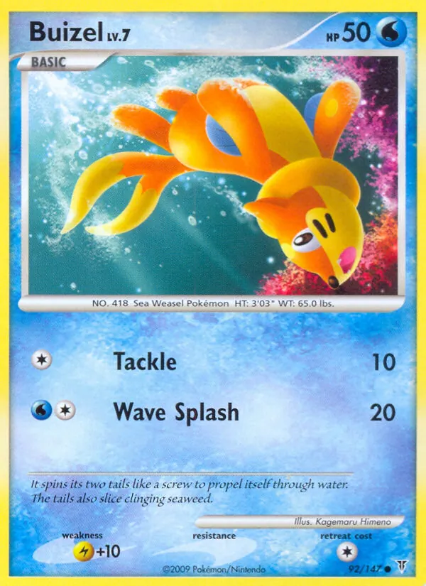 Buizel — Supreme Victors #92 (Pokémon TCG card)