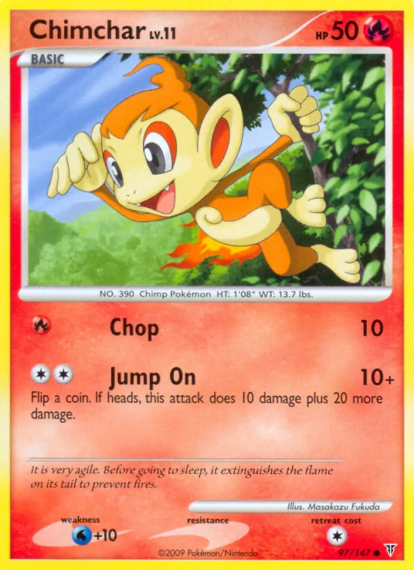 Chimchar — Supreme Victors #97 (Pokémon TCG card)