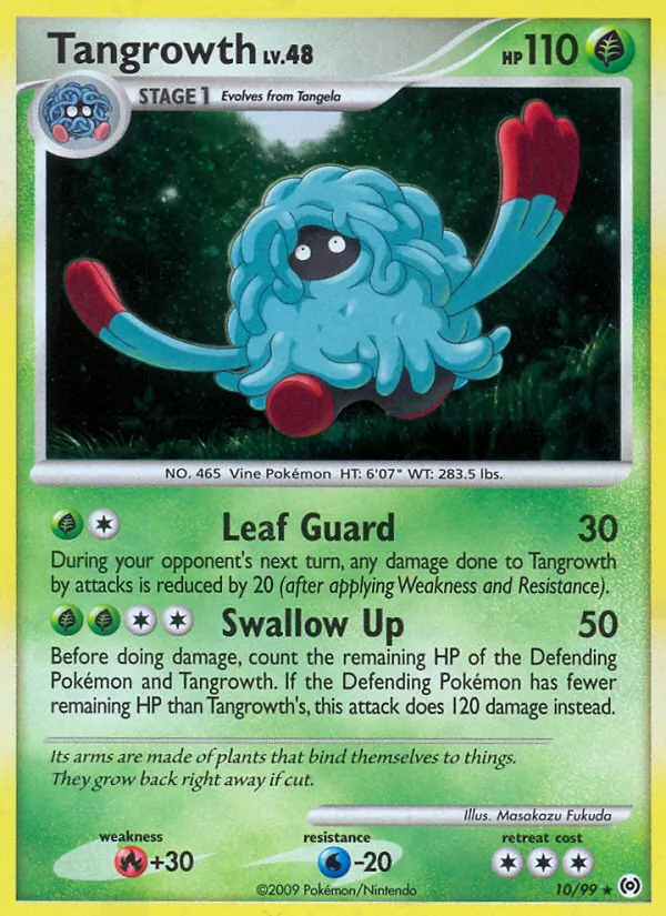 Tangrowth — Arceus #10 (Pokémon TCG card)