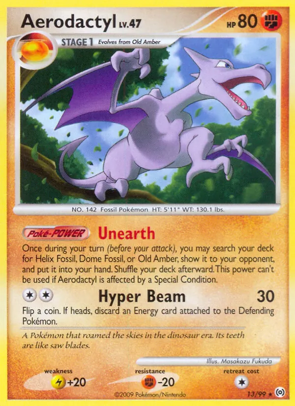 Aerodactyl — Arceus #13 (Pokémon TCG card)