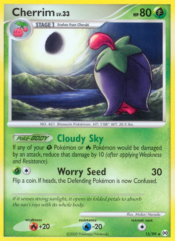 Cherrim — Arceus #15 (Pokémon TCG card)
