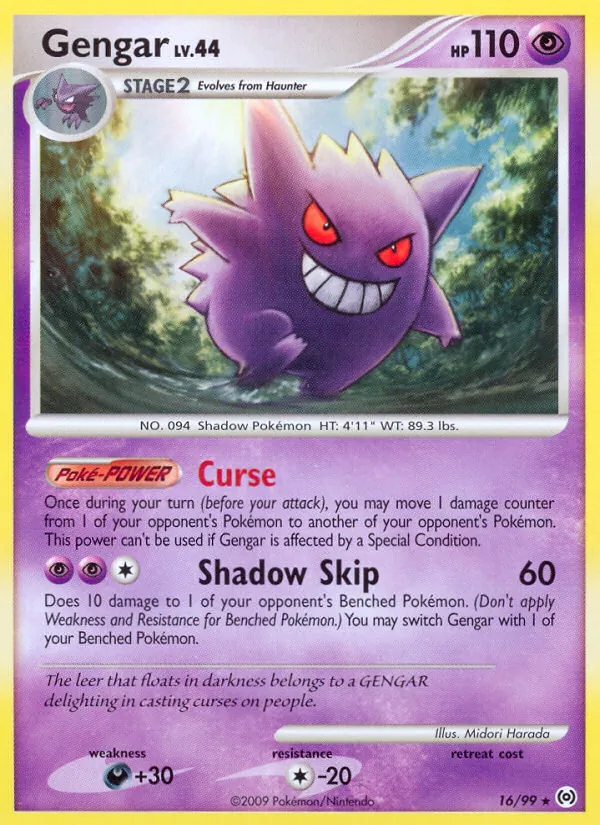 Gengar — Arceus #16 (Pokémon TCG card)
