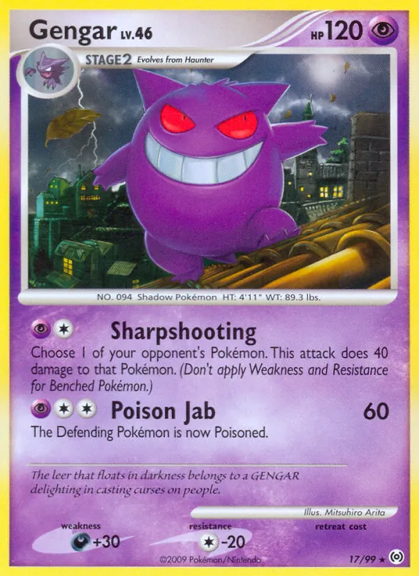Gengar — Arceus #17 (Pokémon TCG card)