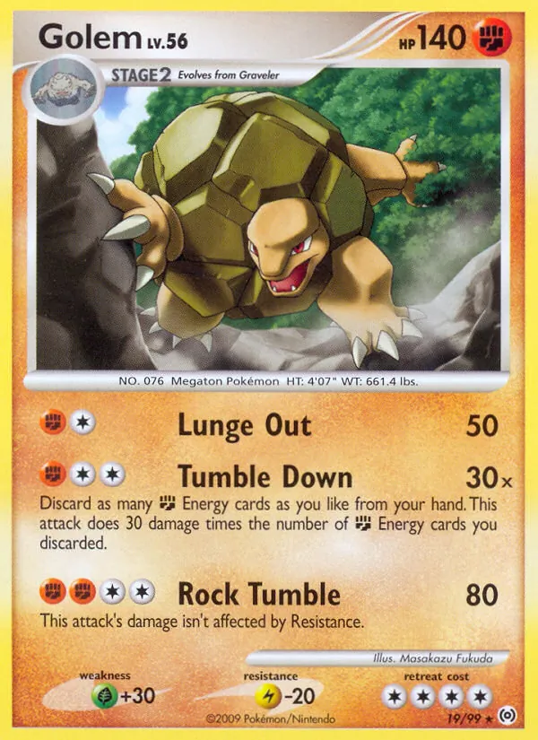 Golem — Arceus #19 (Pokémon TCG card)