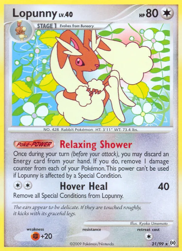 Lopunny — Arceus #21 (Pokémon TCG card)