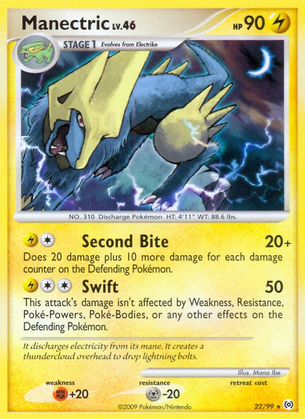 Manectric — Arceus #22 (Pokémon TCG card)