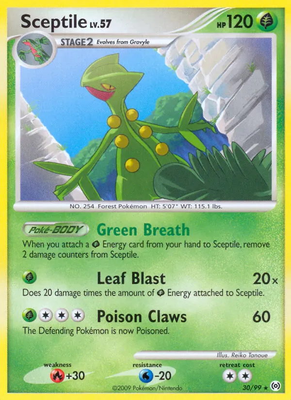 Sceptile — Arceus #30 (Pokémon TCG card)