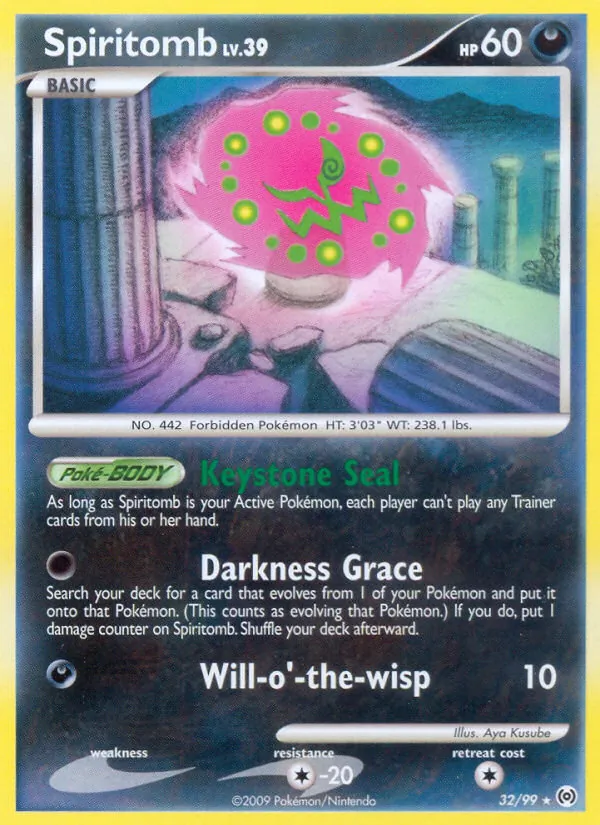Spiritomb — Arceus #32 (Pokémon TCG card)