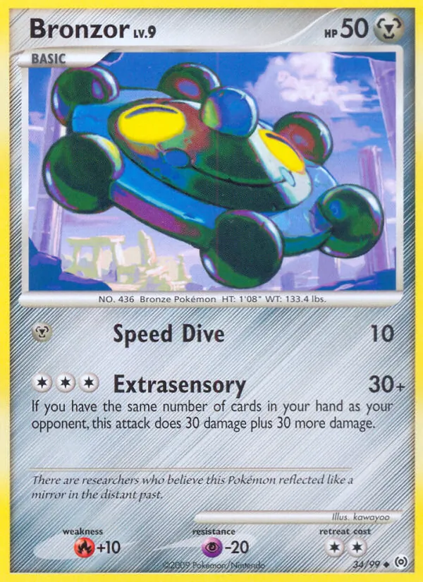 Bronzor — Arceus #34 (Pokémon TCG card)