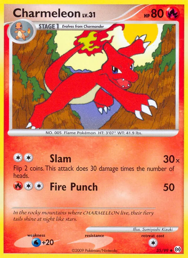 Charmeleon — Arceus #35 (Pokémon TCG card)