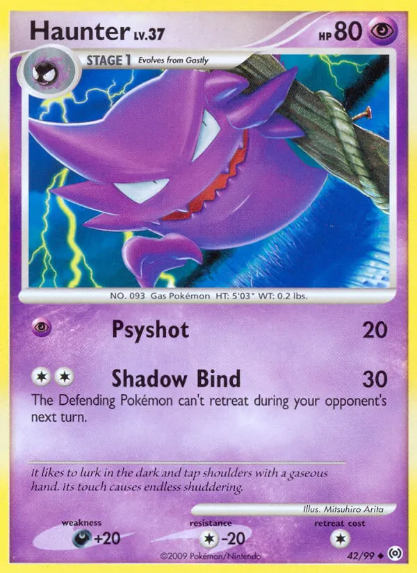 Haunter — Arceus #42 (Pokémon TCG card)