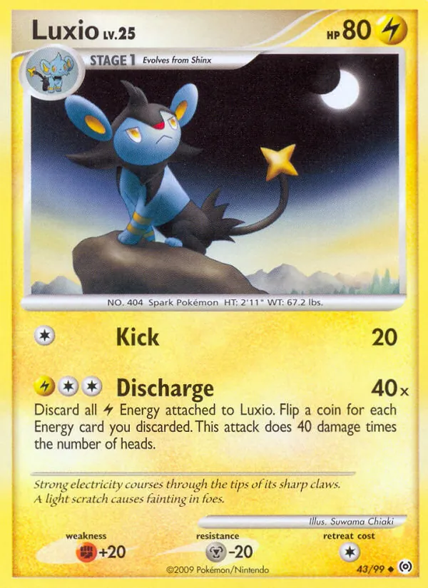Luxio — Arceus #43 (Pokémon TCG card)