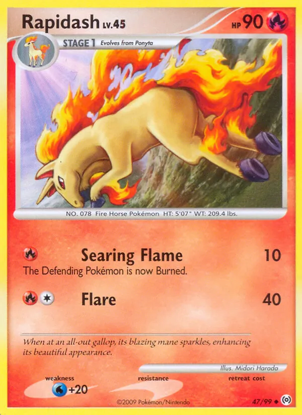 Rapidash — Arceus #47 (Pokémon TCG card)