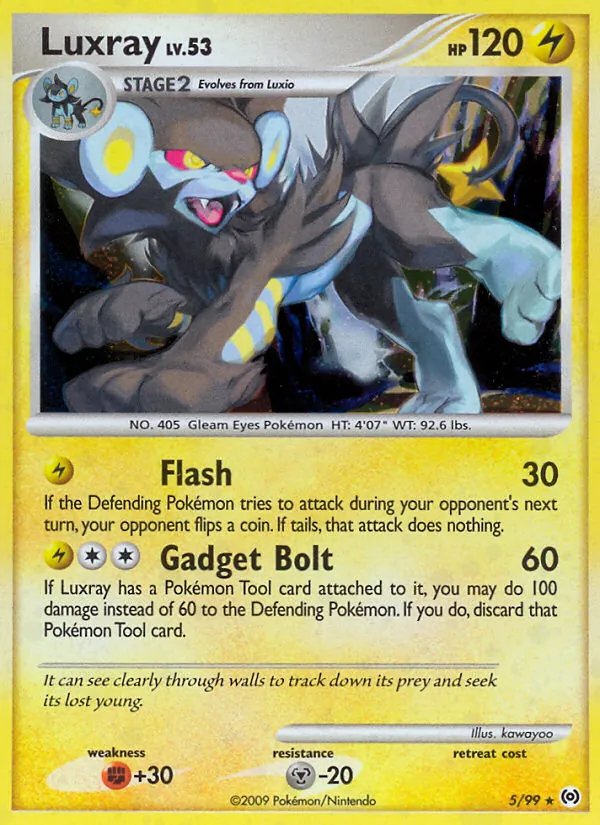 Luxray — Arceus #5 (Pokémon TCG card)