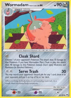 Wormadam Trash Cloak (Arceus #51)