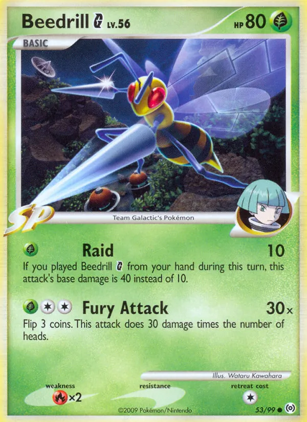 Beedrill G — Arceus #53 (Pokémon TCG card)
