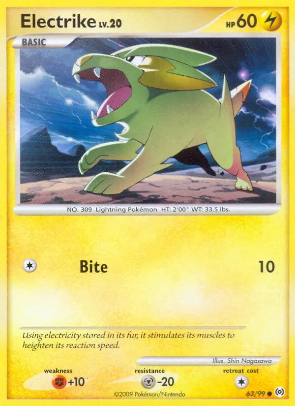 Electrike — Arceus #63 (Pokémon TCG card)