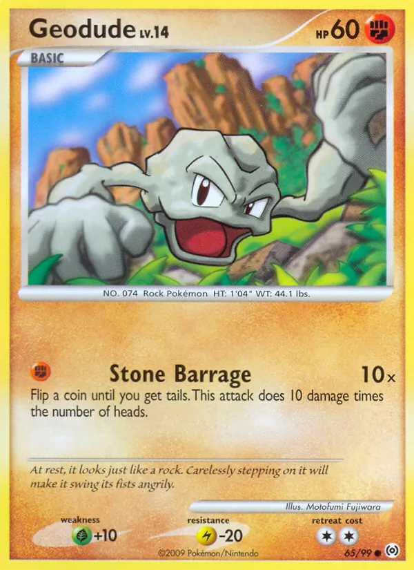 Geodude — Arceus #65 (Pokémon TCG card)