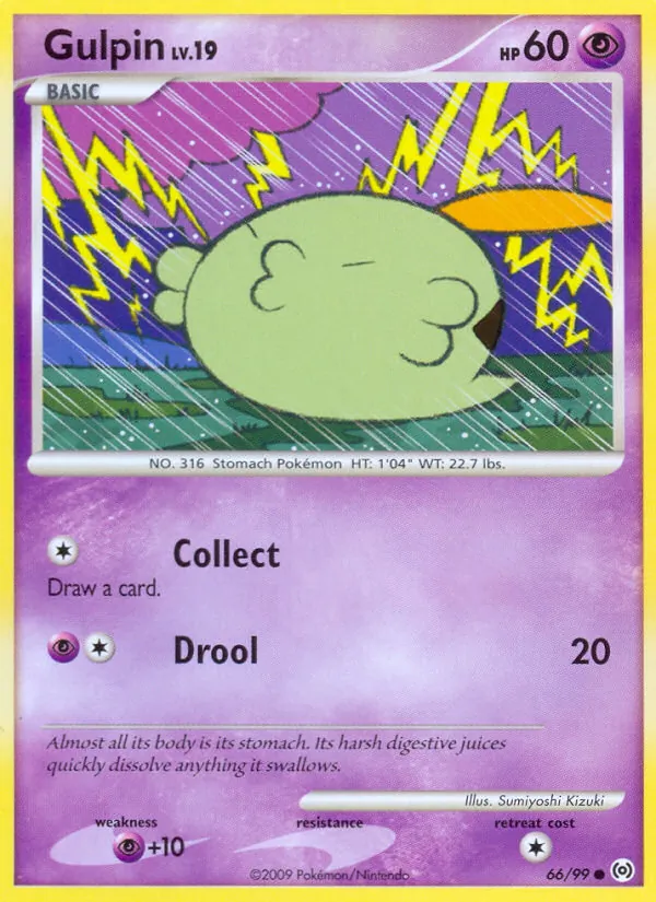 Gulpin — Arceus #66 (Pokémon TCG card)