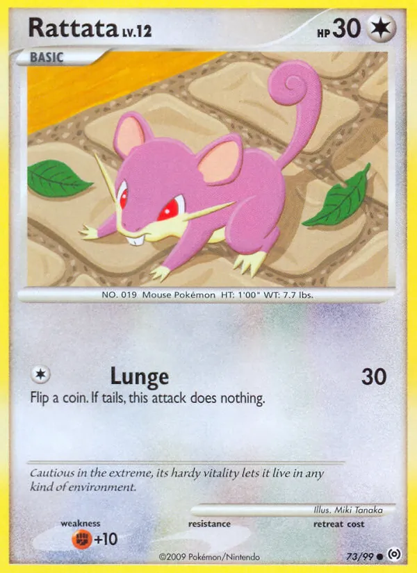 Rattata — Arceus #73 (Pokémon TCG card)