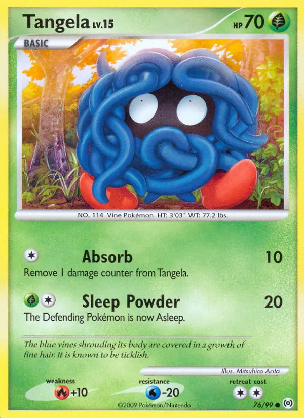 Tangela — Arceus #76 (Pokémon TCG card)