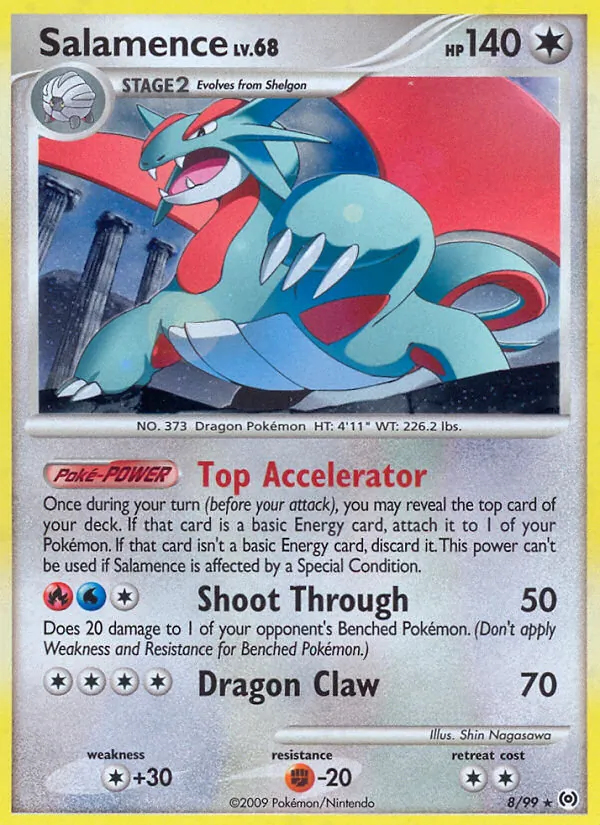 Salamence — Arceus #8 (Pokémon TCG card)