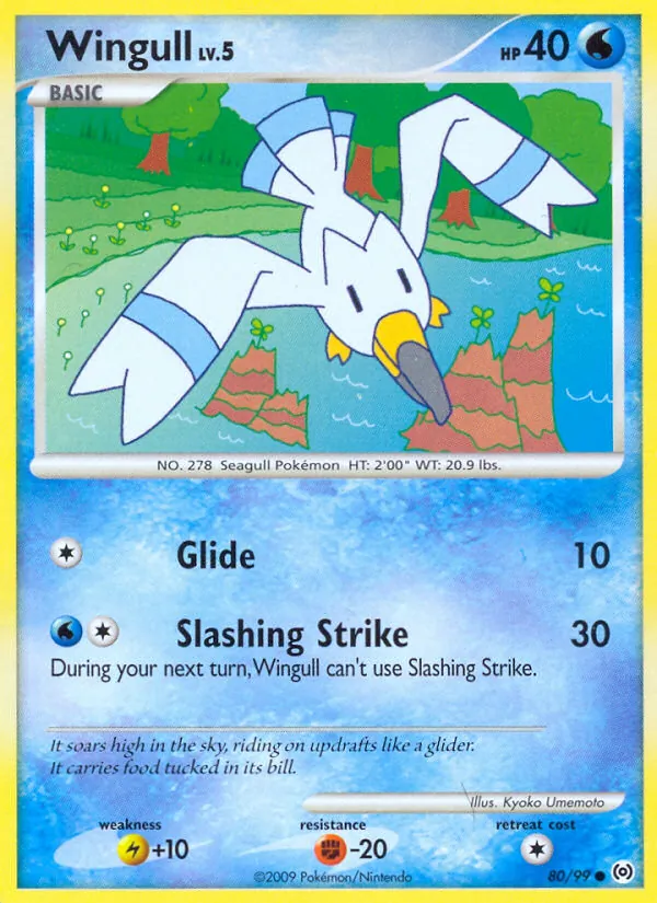 Wingull — Arceus #80 (Pokémon TCG card)