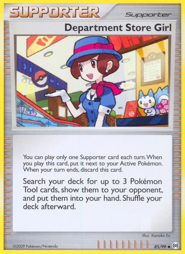 Department Store Girl — Arceus #85 (Pokémon TCG card)