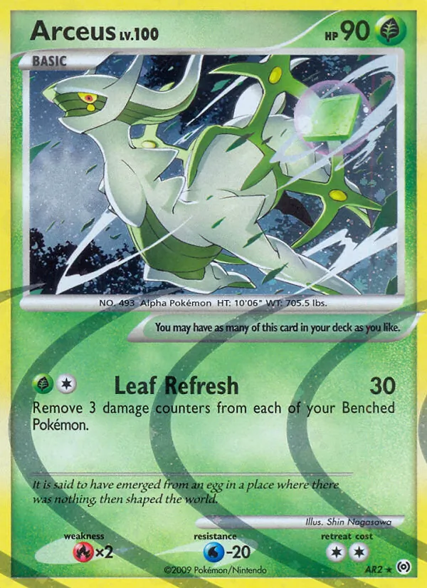 Arceus — Arceus #AR2 (Pokémon TCG card)