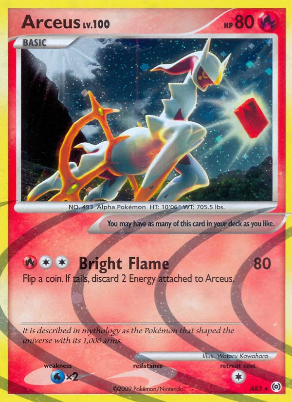 Arceus — Arceus #AR3 (Pokémon TCG card)