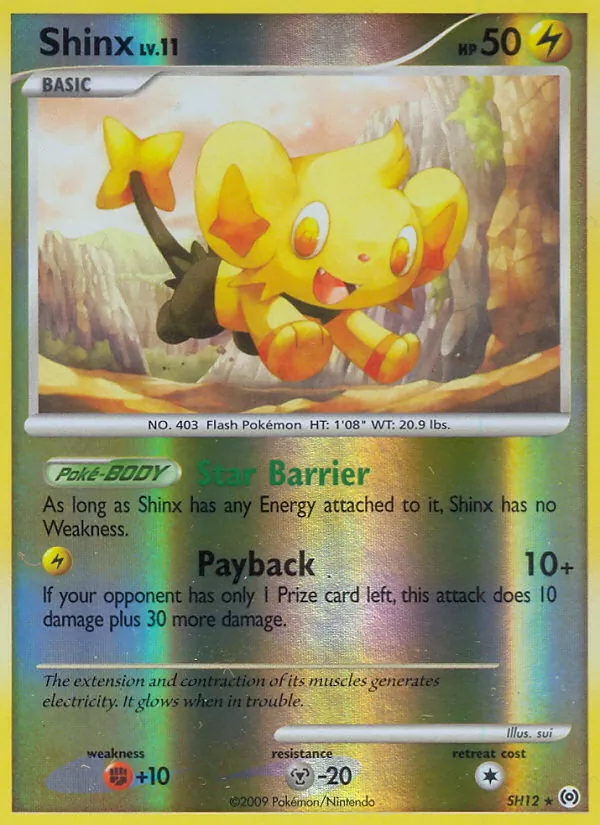 Shinx — Arceus #SH12 (Pokémon TCG card)