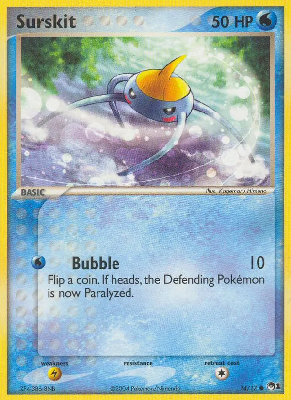 Surskit — POP Series 1 #14 (Pokémon TCG card)