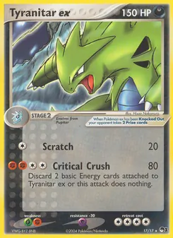 Tyranitar ex (POP Series 1 #17)