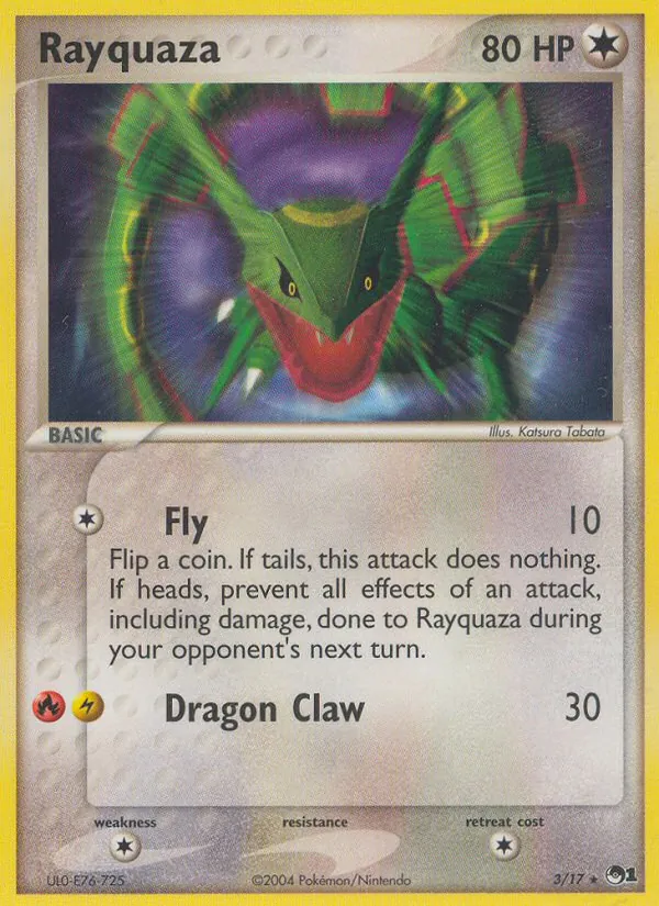 Rayquaza — POP Series 1 #3 (Pokémon TCG card)