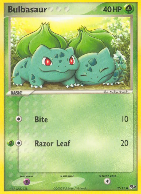 Bulbasaur — POP Series 2 #12 (Pokémon TCG card)