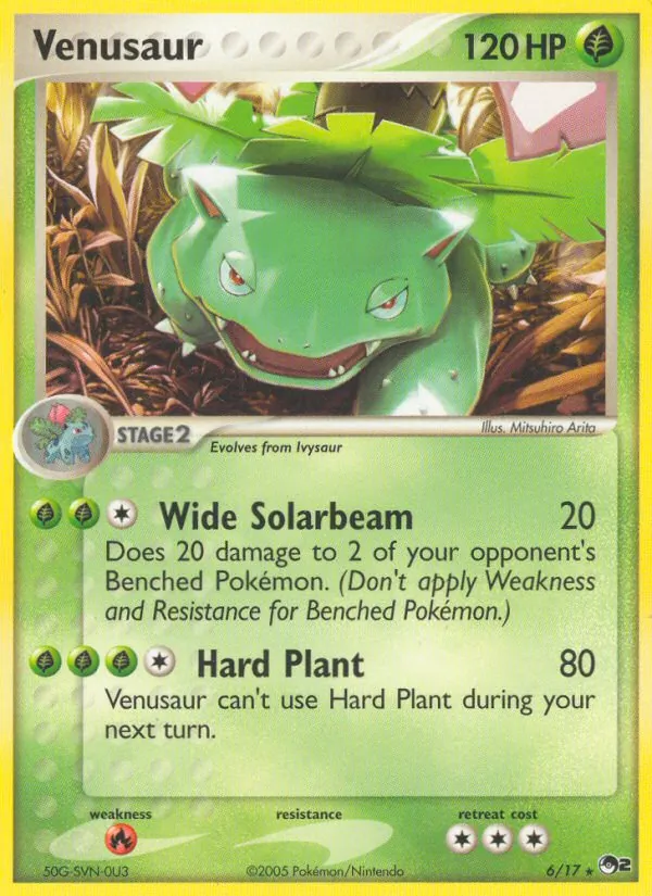 Venusaur — POP Series 2 #6 (Pokémon TCG card)
